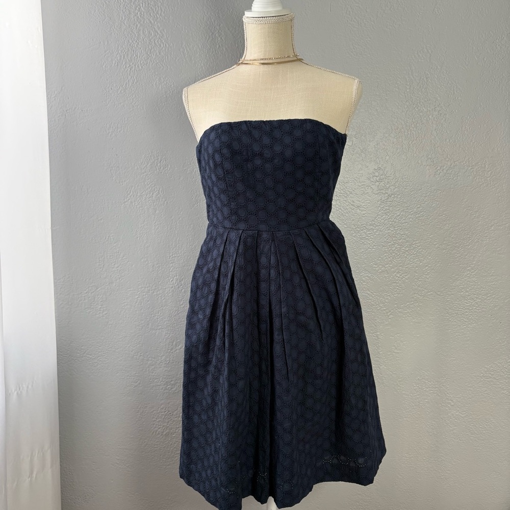 GAP Strapless Dark Blue Dress - Picture 1 of 3